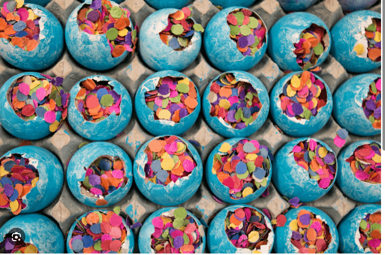 Electrify Easter with Decorative Confetti Eggs