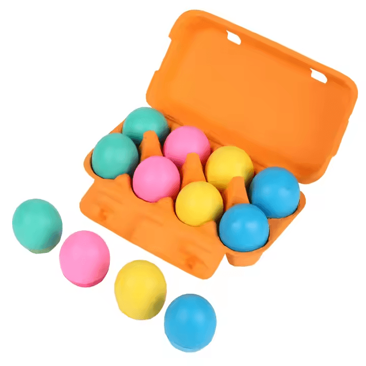 Confetti Egg Toy Meets Eco-Crayon Egg Set for Easter Fun