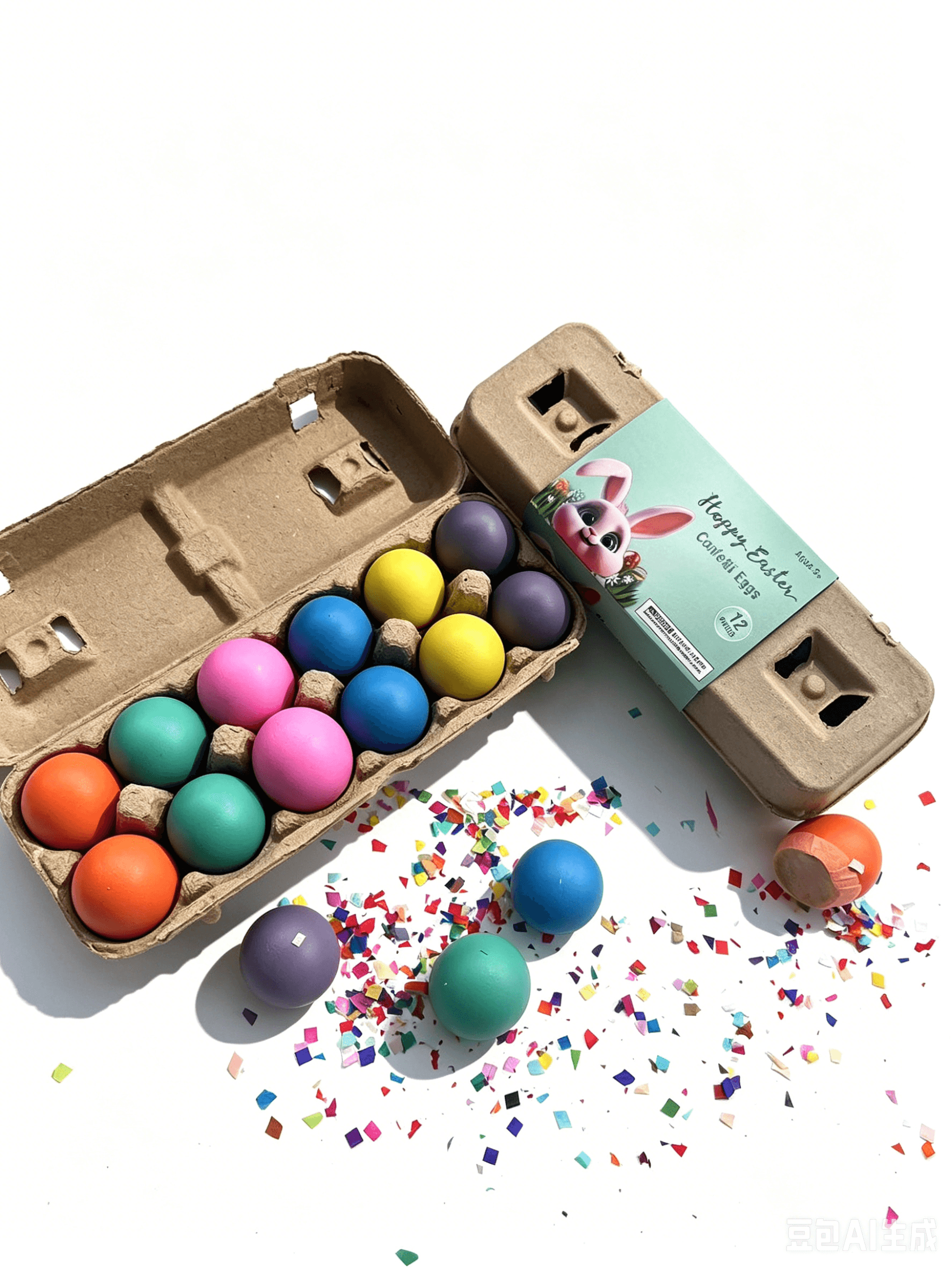 confetti eggs in party